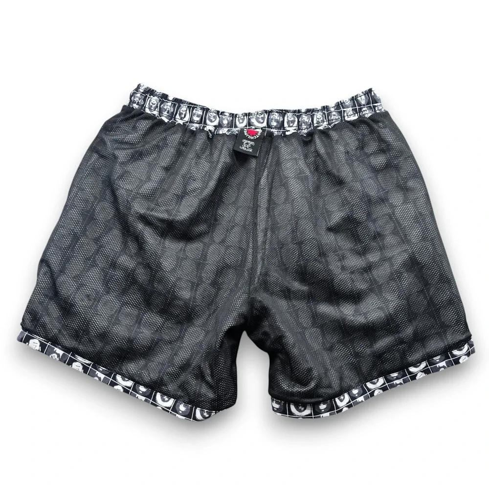 Red Hot Chili Peppers Unlimited Love Tour Shorts Mens XL Black Nylon Mesh Lined
